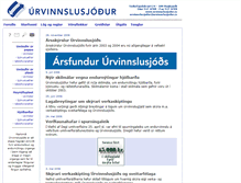 Tablet Screenshot of gamall.urvinnslusjodur.is